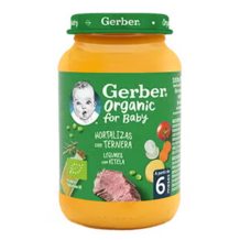 Refeição para Bebé GERBER Organic Legumes com Vitela