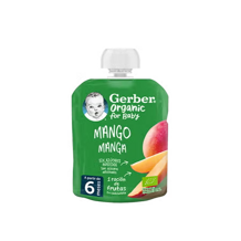 Saqueta de fruta para Bebé GERBER Organic Manga