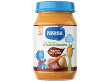 Refeição NESTLÉ as minhas Primeiras Receitas Legumes com Vitela