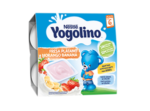 YOGOLINO Morango Banana 0% Açúcares Adicionados YOGOLINO Morango Banana 0% Açúcares Adicionados