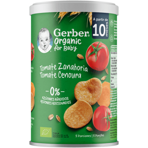 GERBER Organic Puffs Tomate Cenoura 35g