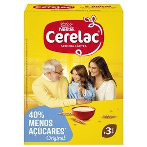CERELAC Farinha Láctea 40% menos açúcares