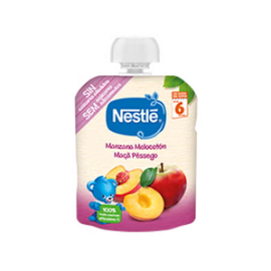 Saqueta de Fruta NESTLÉ Maçã Pêssego