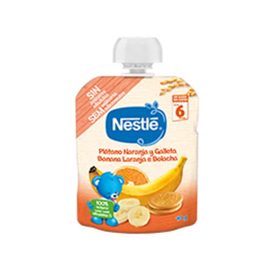 Saqueta de Fruta NESTLÉ Banana Laranja e Bolacha