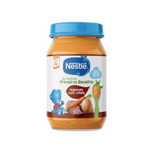 Refeição NESTLÉ as minhas Primeiras Receitas Legumes com Vitela