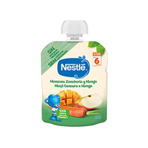 Saqueta de Fruta NESTLÉ Maçã Cenoura e Manga