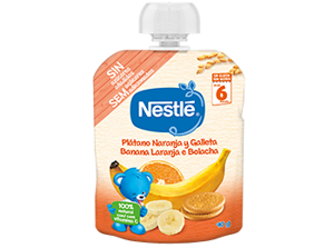 Pacotinho Banana Laranja e Bolacha