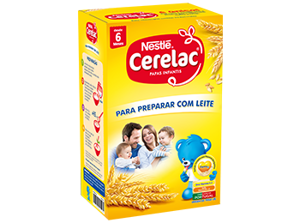 Cerelac para preparar com leite
