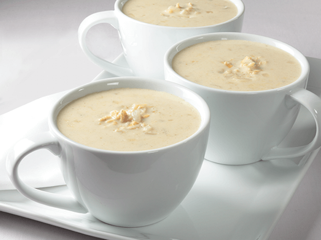 Sopa de Grão com Chuchu e Borrego Sopa de Grão com Chuchu e Borrego