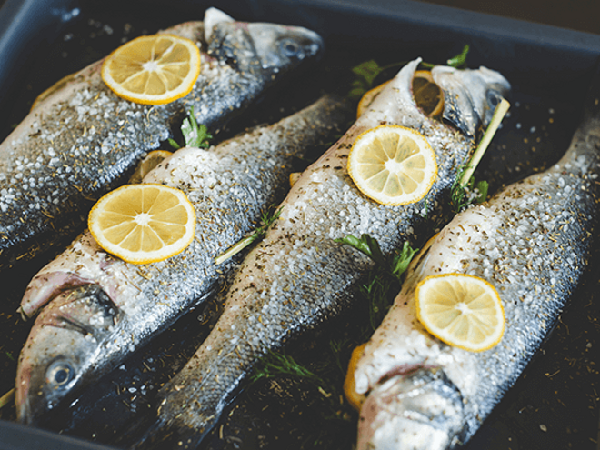 Corvina com Arroz no Forno