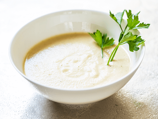 Puré de Couve-flor com Peru