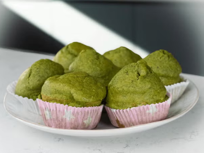 Muffins de espinafres Muffins de espinafres