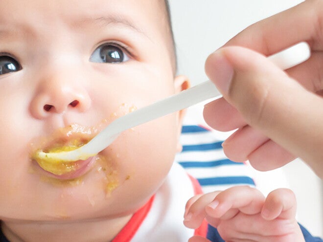 Primeira alimentação do bebé