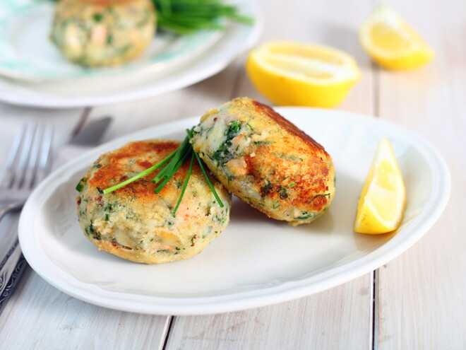 Bolinhos de Peixe Crocantes Bolinhos de Peixe Crocantes