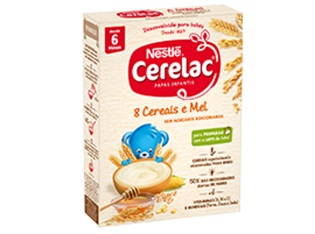 CERELAC 8 Cereais e Mel menor