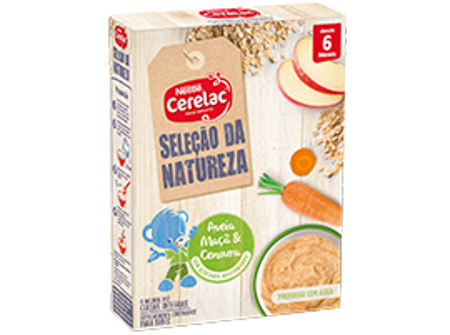 Cerelac aveia maçã cenoura menor Cerelac aveia maçã cenoura menor