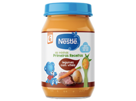 Refeição NESTLÉ as minhas Primeiras Receitas Legumes com Vitela menor