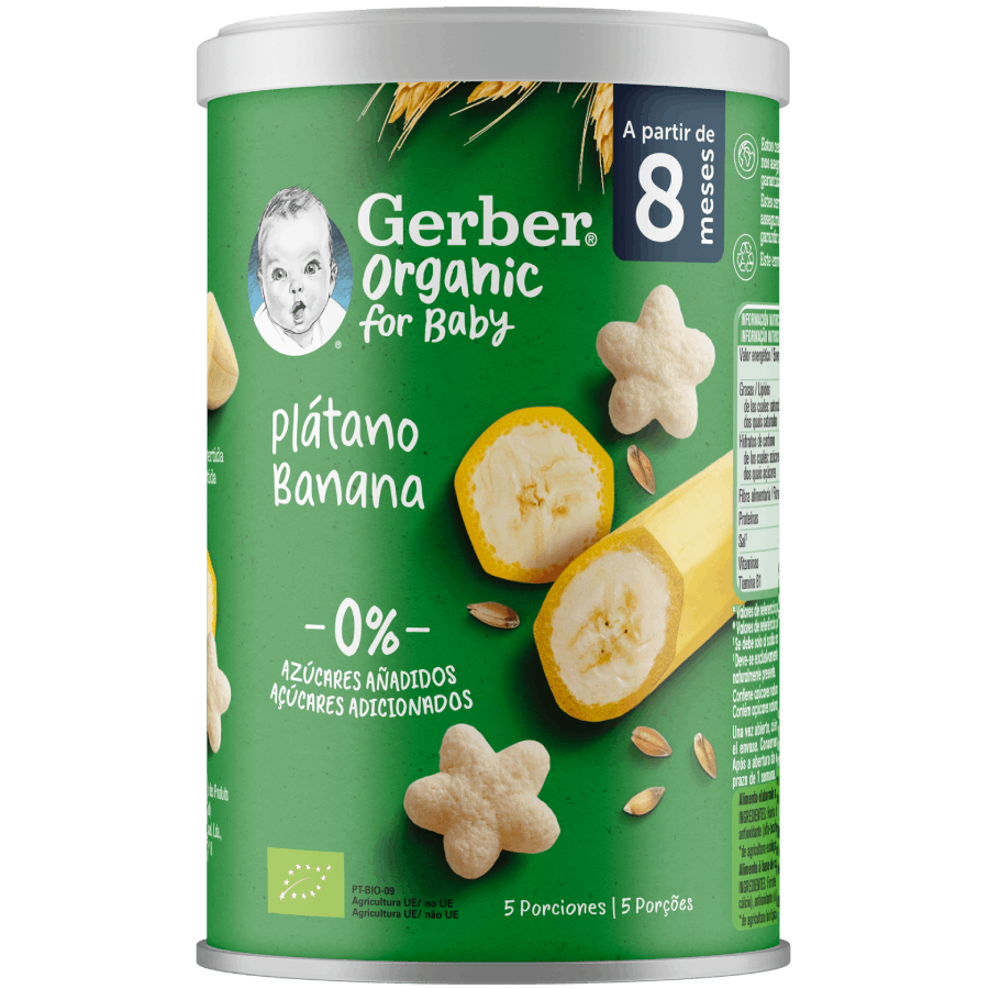 GERBER Organic Puffs Banana