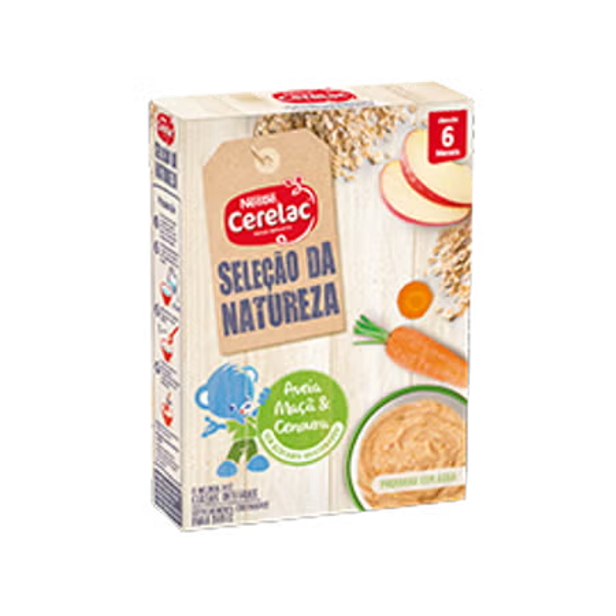 CERELAC Seleção da Natureza Aveia Maçã Cenoura