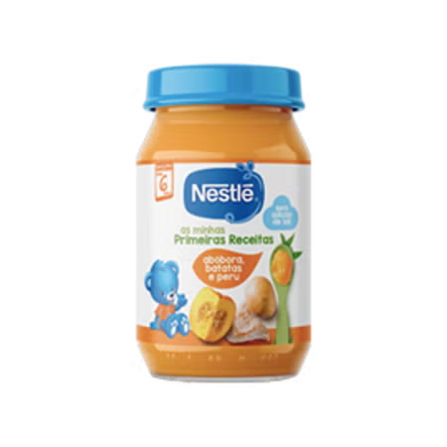 Refeição NESTLÉ as minhas Primeiras Receitas Abóbora, batata e Peru