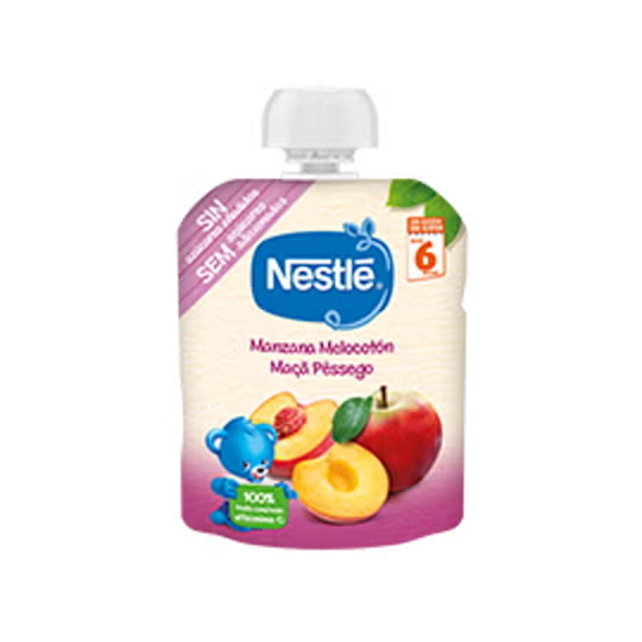 Saqueta de Fruta NESTLÉ Maçã Pêssego