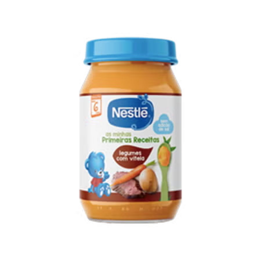 Refeição NESTLÉ as minhas Primeiras Receitas Legumes com Vitela