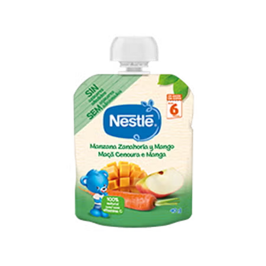 Saqueta de Fruta NESTLÉ Maçã Cenoura e Manga