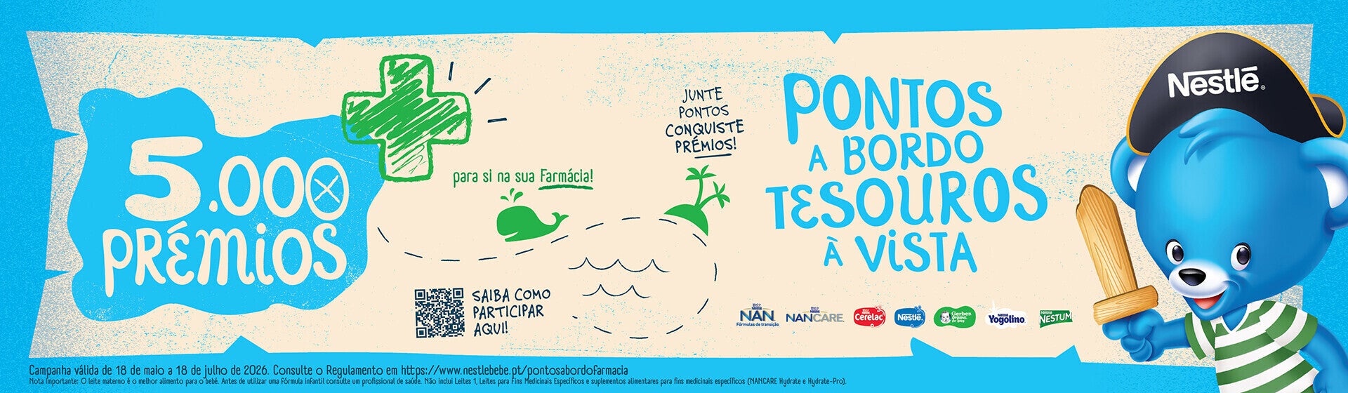 Passatempo Pontos a bordo Tesouros à vista Farmácia 