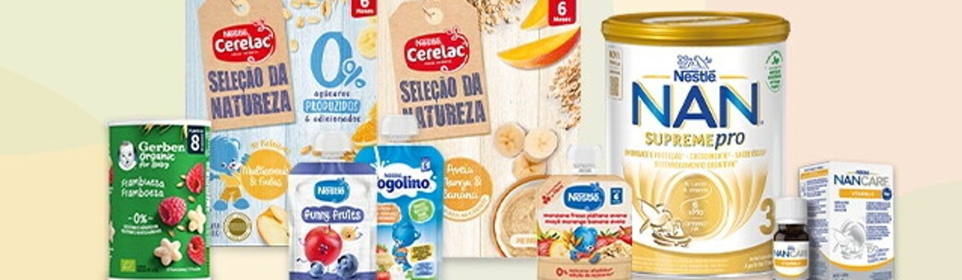 Header "Os nossos Produtos"