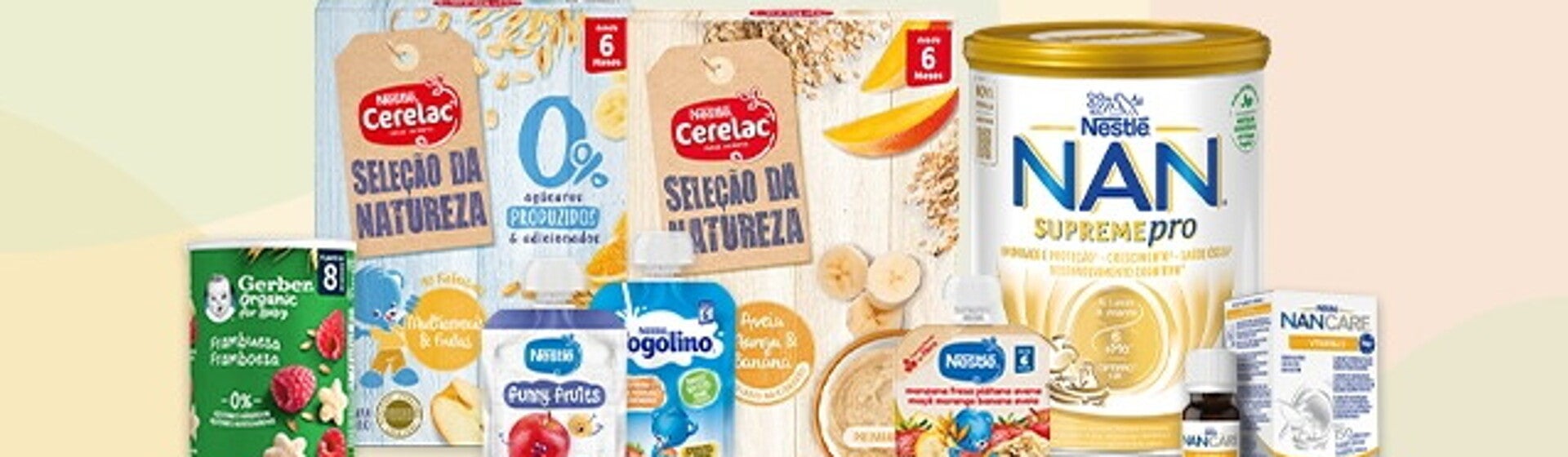 Header "Os nossos Produtos"