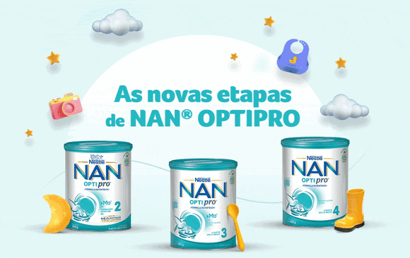 Novas etapas de NAN® OPTIPRO Novas etapas de NAN® OPTIPRO