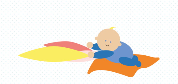 Jogos de bebé com almofadas e mantas