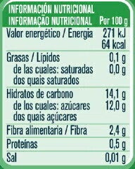 GERBER Organic Pera Banana tabela nutricional GERBER Organic Pera Banana tabela nutricional