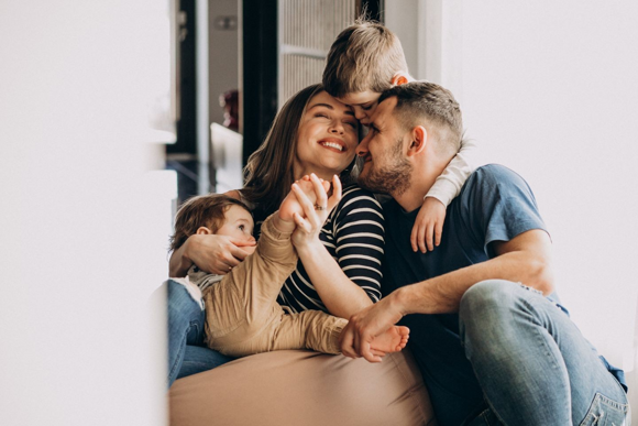 Família feliz Família feliz