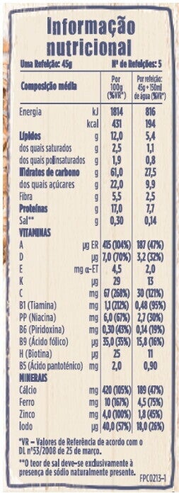 Informação Nutricional Informação Nutricional