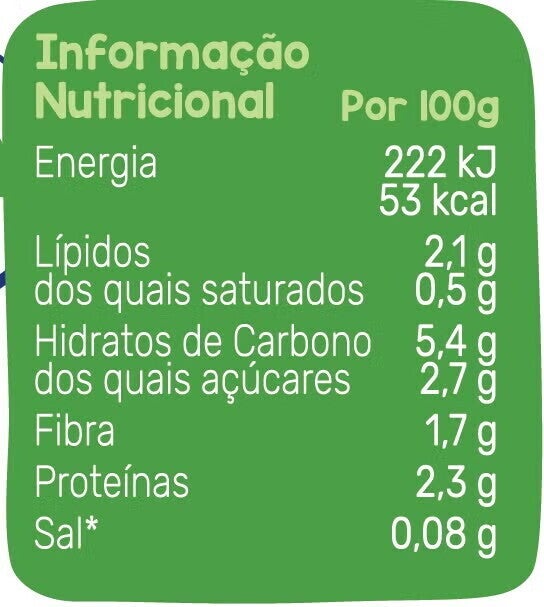 tabela nutricional NESTLÉ