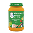 Refeição para Bebé GERBER Organic Cenoura e Tomate com Peru